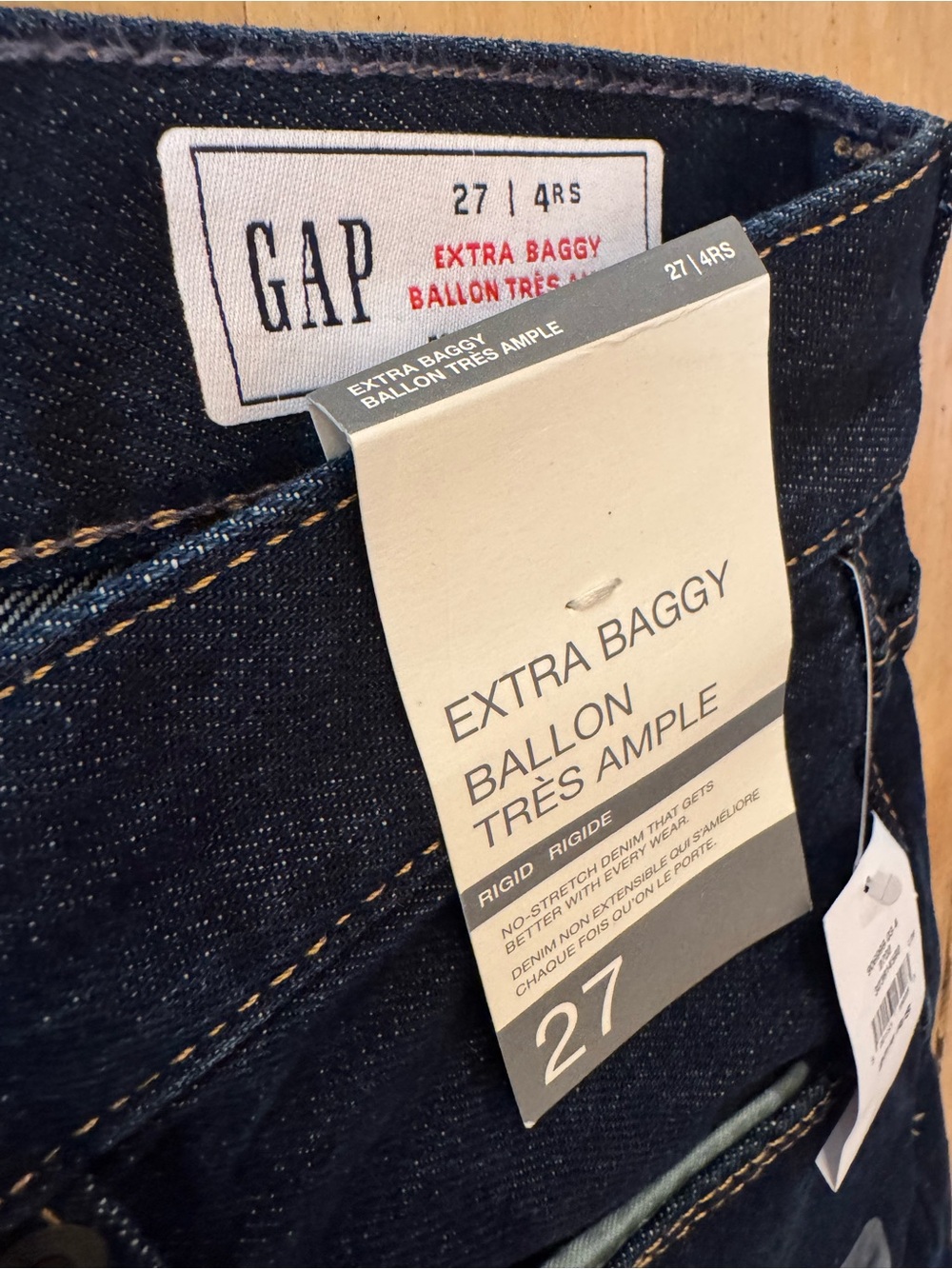 The Hailey Extra Baggy Jean midnight indigo